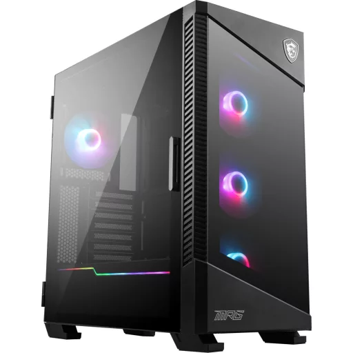 MSI MPG Velox 100R Midi Tower Fekete