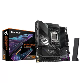   GIGABYTE X870M AORUS ELITE WIFI7 AMD X870 Socket AM5 Micro ATX