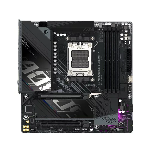 GIGABYTE X870M AORUS ELITE WIFI7 AMD X870 Socket AM5 Micro ATX
