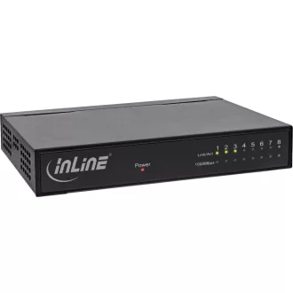   InLine 32308M hálózati kapcsoló Gigabit Ethernet (10/100/1000) Fekete