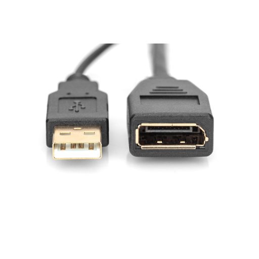 Digitus AK-330101-002-S video átalakító kábel 0,2 M HDMI A-típus (Standard) HDMI + USB Fekete