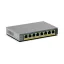 NETGEAR GS108EP Vezérelt L2/L3 Gigabit Ethernet (10/100/1000) Szürke