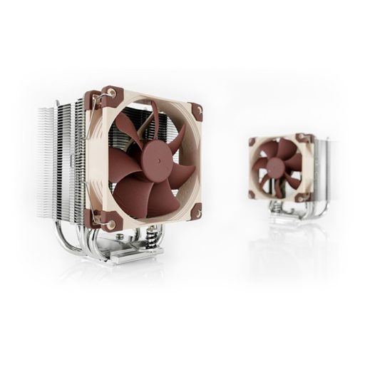 Noctua NH-U9S számítógépes hűtőrendszer Processzor Hűtő 9,2 cm Barna, Fémes