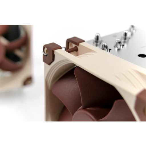 Noctua NH-U9S számítógépes hűtőrendszer Processzor Hűtő 9,2 cm Barna, Fémes