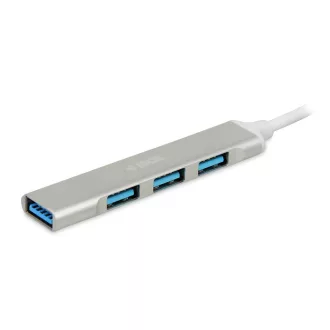   iBox IUH3FAS hálózati csatlakozó USB 3.2 Gen 1 (3.1 Gen 1) Type-A 5000 Mbit/s Fehér