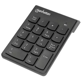   Manhattan 178846 numerikus billentyűzet Laptop/PC Vezeték nélküli RF Fekete