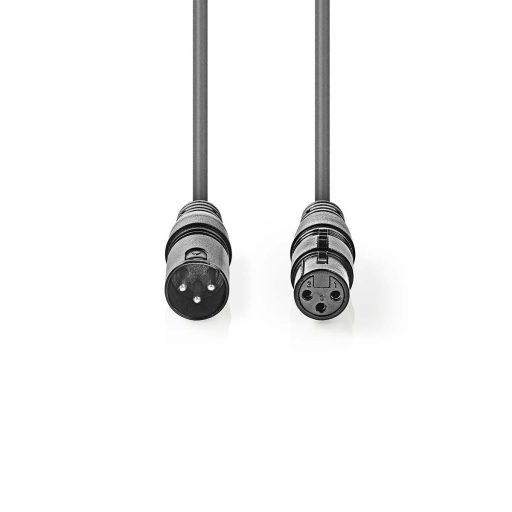 Nedis COTH15010GY50 audio kábel XLR (3-pin) Szürke