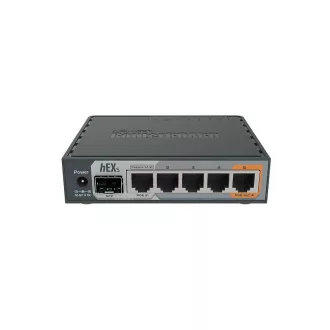 Mikrotik hEX S vezetékes router Gigabit Ethernet Fekete