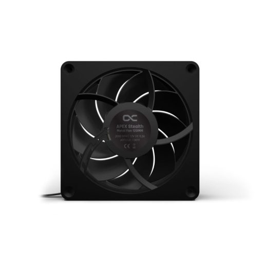 Alphacool Apex Stealth Metall 12 cm Fekete 1 db