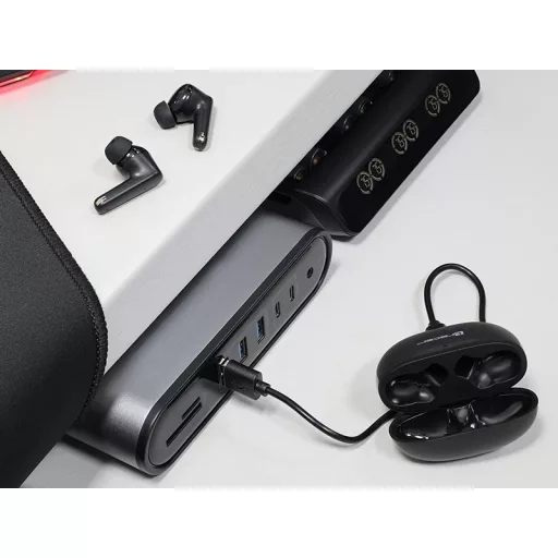 Tracer T10 TWS Headset True Wireless Stereo (TWS) Hallójárati Hívás/zene USB C-típus Bluetooth Fekete