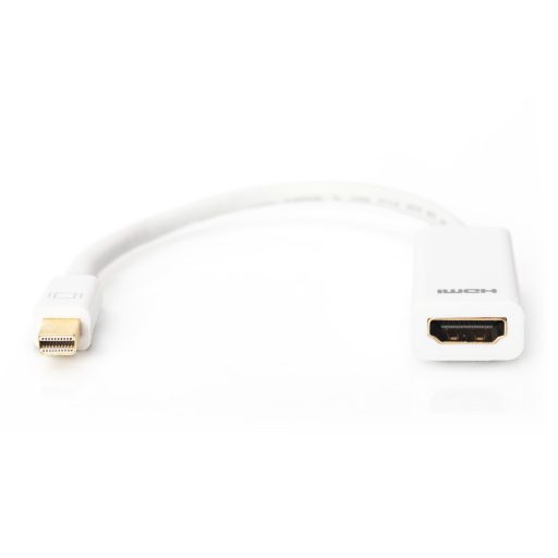 Digitus AK-340404-001-W video átalakító kábel 0,15 M Mini DisplayPort HDMI Fehér