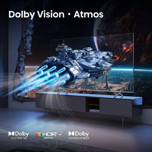 Hisense 50E77Q PRO 127 cm (50") 4K Ultra HD Smart TV Wi-Fi Fekete