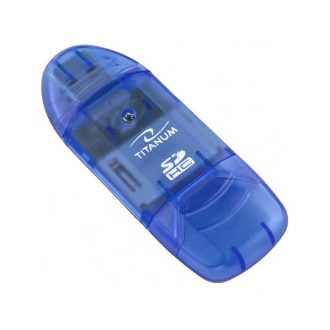 TITANUM TA101B kártyaolvasó USB 2.0 Kék