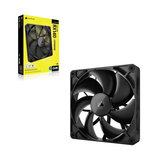Corsair iCUE LINK RX140 14 cm Fekete 1 db