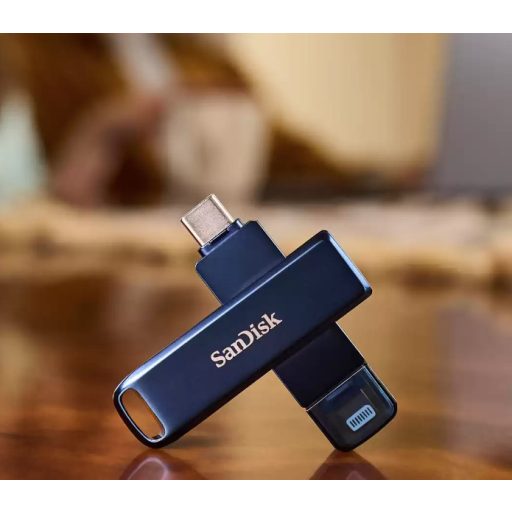 SanDisk iXpand USB flash meghajtó 64 GB USB Type-C / Lightning 3.2 Gen 1 (3.1 Gen 1) Kék