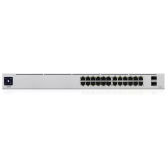   Ubiquiti UniFi 24-Port PoE Vezérelt L2/L3 Gigabit Ethernet (10/100/1000) Ethernet-áramellátás (PoE) támogatása 1U Ezüst