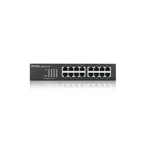 Zyxel GS1100-16 Beállítást nem igénylő (unmanaged) Gigabit Ethernet (10/100/1000)