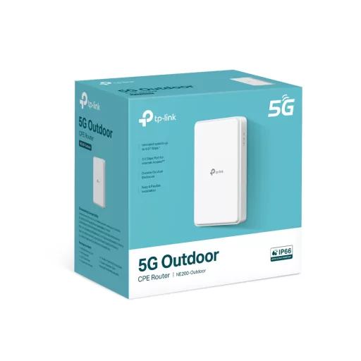 TP-Link 5G Outdoor Router Build-In 5G Modem 5G vezetéknélküli router 2.5 Gigabit Ethernet Fehér