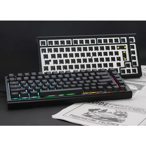 Ducky Tinker 75 billentyűzet Játék USB Amerikai angol Fekete
