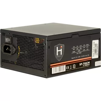 Inter-Tech HiPower SP-750CM 750 W 20+4 pin ATX ATX Fekete