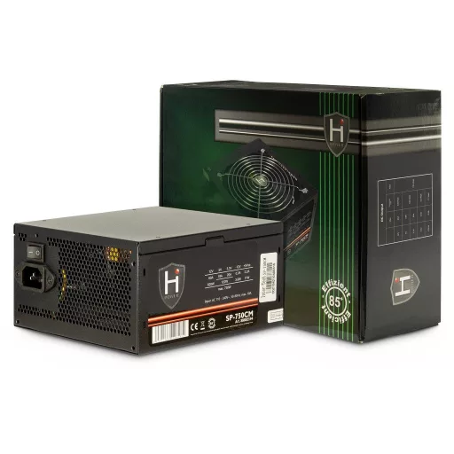 Inter-Tech HiPower SP-750CM 750 W 20+4 pin ATX ATX Fekete