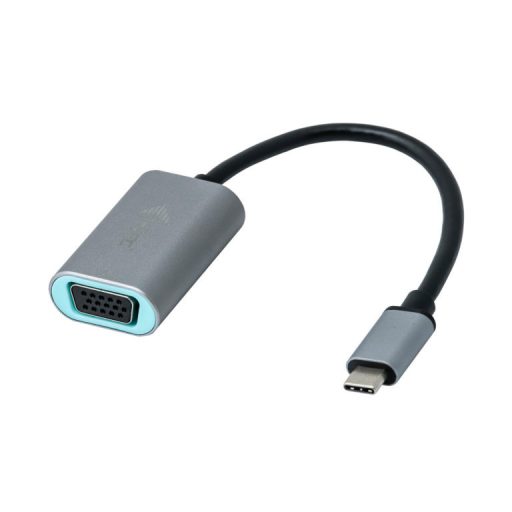 i-tec Metal C31METALVGA60HZ video átalakító kábel 0,15 M USB C-típus VGA (D-Sub) Szürke