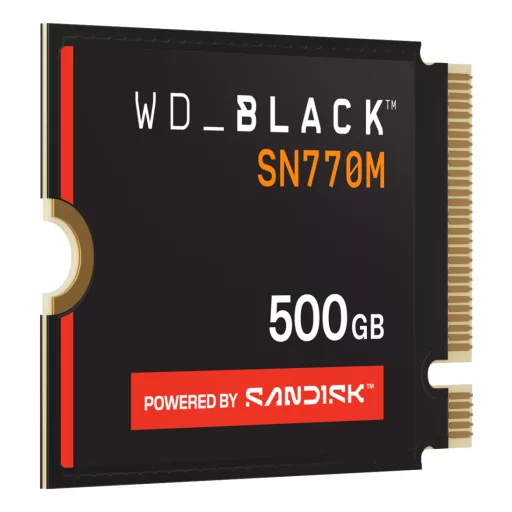 SanDisk Black WD_BLACK SN770M NVMe 500 GB M.2 PCI Express 4.0 TLC 3D NAND