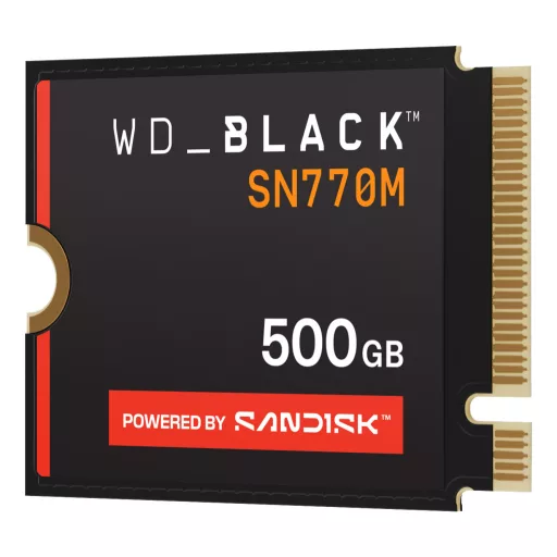 SanDisk Black WD_BLACK SN770M NVMe 500 GB M.2 PCI Express 4.0 TLC 3D NAND