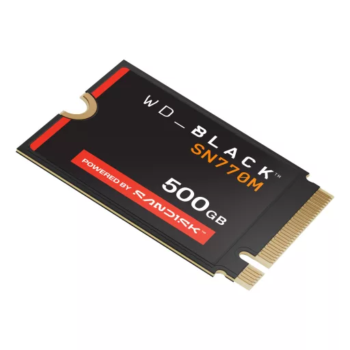 SanDisk Black WD_BLACK SN770M NVMe 500 GB M.2 PCI Express 4.0 TLC 3D NAND