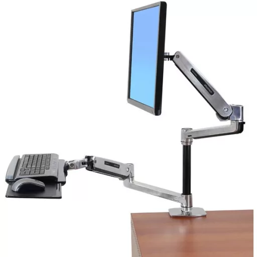 Ergotron LX Series LX HD Sit-Stand 116,8 cm (46") Asztali Alumínium