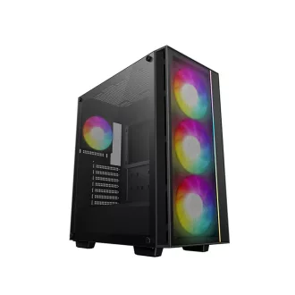 DeepCool MATREXX 55 MESH V4 C Midi Tower Fekete