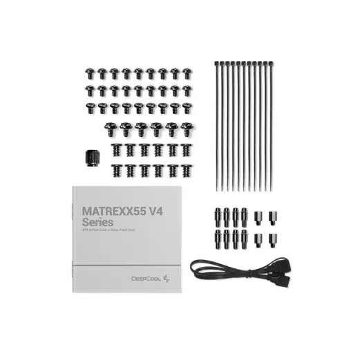 DeepCool MATREXX 55 MESH V4 C Midi Tower Fekete