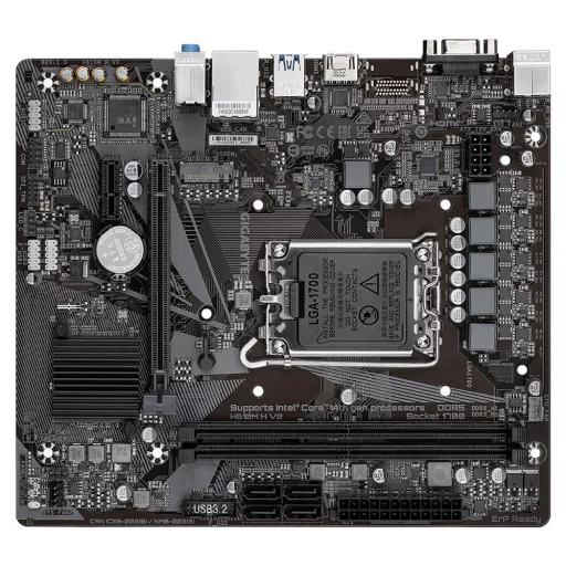 GIGABYTE H610M H V2 Intel H610 Express LGA 1700 Micro ATX