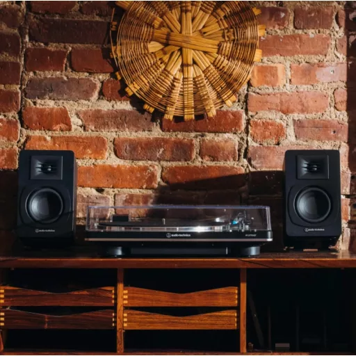 Audio-Technica AT-SP3X Hangszóró 2-utas Fekete Vezetékes és vezeték nélküli 30 W