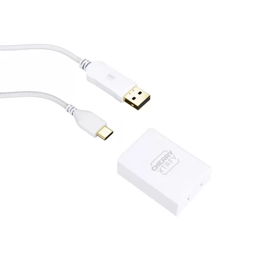 CHERRY XTRFY CX-M64W-PRO-WHITE egér Játék Vezeték nélküli RF 26000 DPI