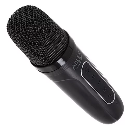 Adler AD 1199 black Karaoke speaker with microphone - SD/USB/AUX/Bluetooth