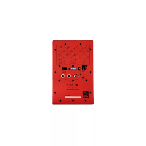 KALI AUDIO LP-UNF-R - Para monitorów odsłuchowych z Bluetooth. Głośniki multimedialne, czerwone.