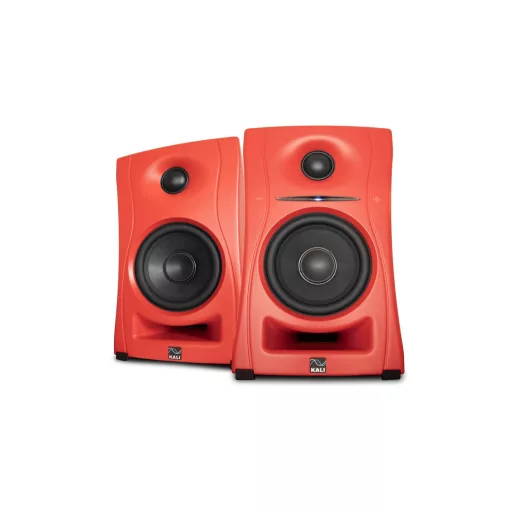 KALI AUDIO LP-UNF-R - Para monitorów odsłuchowych z Bluetooth. Głośniki multimedialne, czerwone.