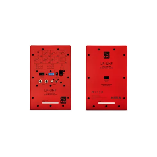 KALI AUDIO LP-UNF-R - Para monitorów odsłuchowych z Bluetooth. Głośniki multimedialne, czerwone.