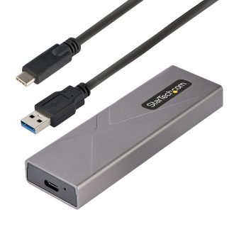   StarTech.com M2-USB-C-NVME-SATA tárolóegység burkolat Külső SSD ház Szürke M.2