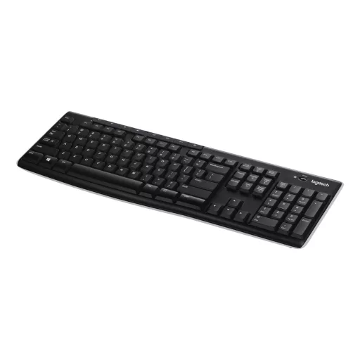 Logitech 920-003748 billentyűzet Otthoni Vezeték nélküli RF AZERTY Francia Fekete