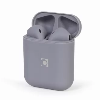   Gembird TWS-SEA-GW fejhallgató és headset Vezeték nélküli Hallójárati Hívás/zene Micro-USB Bluetooth Szürke