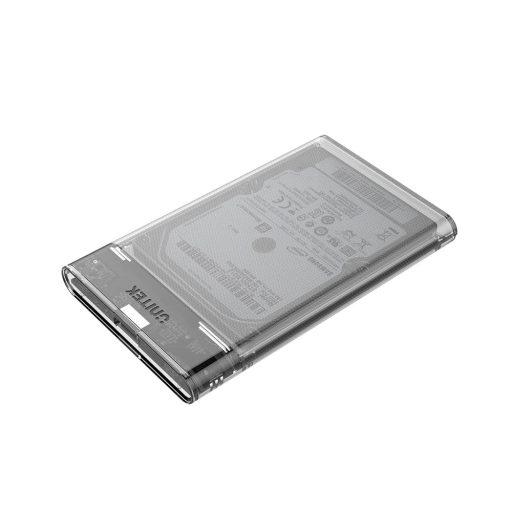 UNITEK S1103A tárolóegység burkolat HDD/SSD ház Átlátszó 2.5"