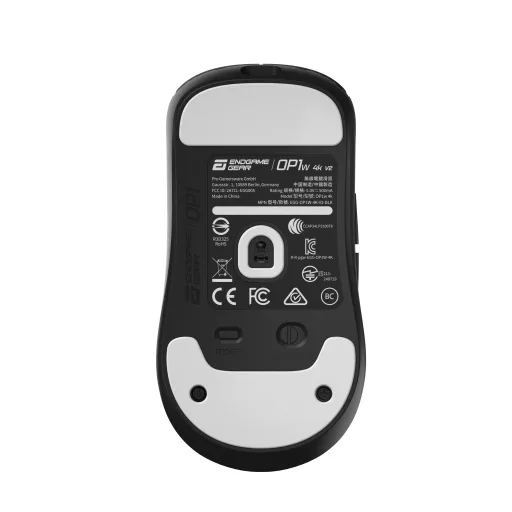 Endgame Gear OP1W 4K V2 egér Játék Jobbkezes RF Wireless + USB Type-A Optikai 30000 DPI