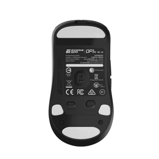 Endgame Gear OP1W 4K V2 egér Játék Jobbkezes RF Wireless + USB Type-A Optikai 30000 DPI