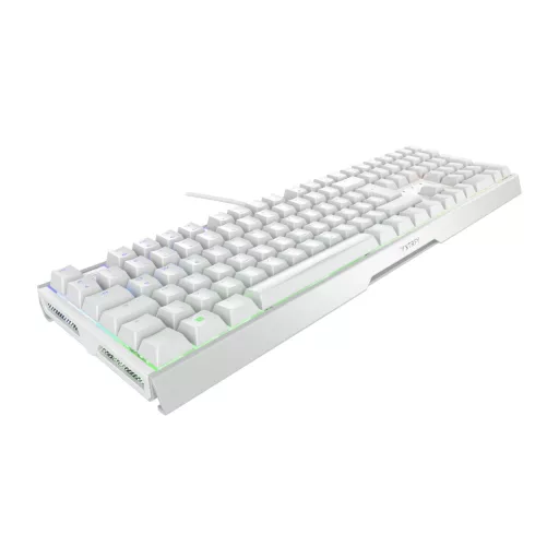 CHERRY XTRFY MX 3.1 billentyűzet Játék USB QWERTZ Német Fehér