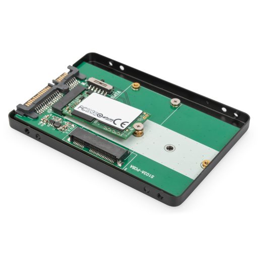 Digitus DA-71118 tárolóegység burkolat Külső SSD ház Fekete 2.5"
