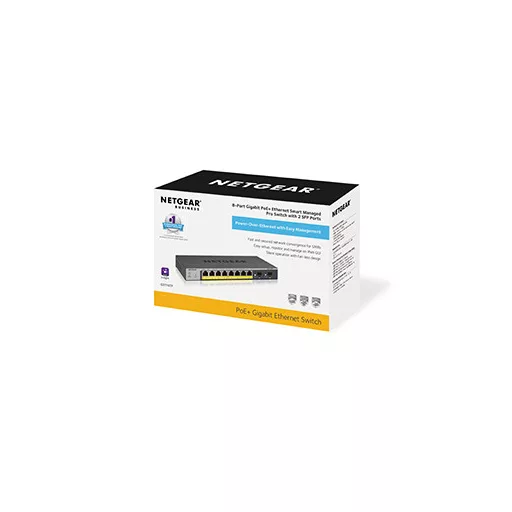 NETGEAR GS110TP Vezérelt L2/L3/L4 Gigabit Ethernet (10/100/1000) Ethernet-áramellátás (PoE) támogatása Szürke