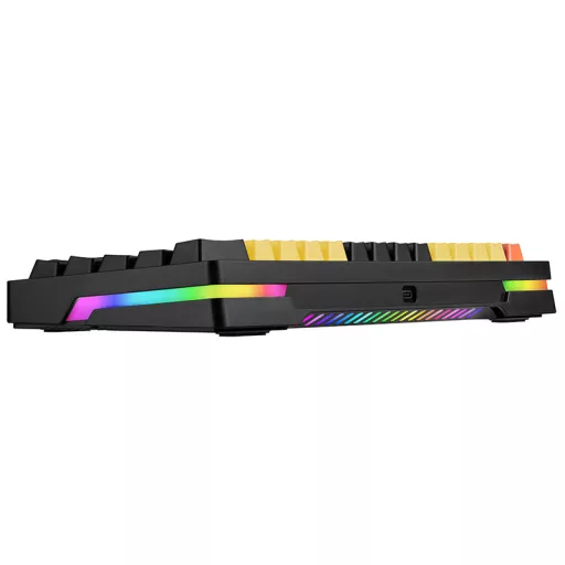 Tracer EVO2 billentyűzet Játék USB + RF Wireless + Bluetooth QWERTY Angol Fekete, Narancssárga, Sárga