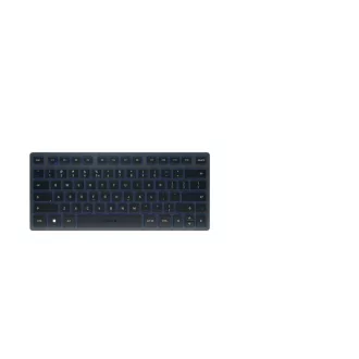   CHERRY KW 7100 MINI BT billentyűzet Univerzális Bluetooth QWERTY Nemzetközi amerikai Kék